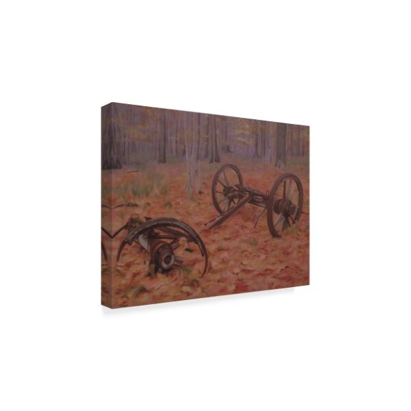 Rusty Frentner 'Ol Wagon' Canvas Art,35x47